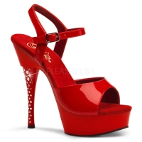 Туфли для стриптиза DIAMOND-609 красный