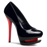 Туфли для стриптиза BLONDIE-685 черный/красный